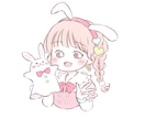 ゆるい人物イラストお描きします 上半身のみの人物イラストをフルオーダーにて承ります！ イメージ3