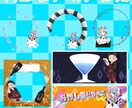 商用利用込！！ちびキャラ全身イラスト制作します 華やかな色彩で、グッズ映え/配信映え/画面映えします！ イメージ6