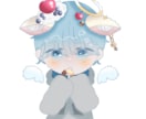 ちゅるんと可愛いデフォルメイラストを制作します ほわほわ絵柄の姿を手に入れませんか? イメージ5