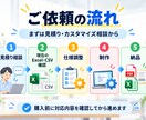 注文表から請求書・宛名・作業表を作成します 今のExcel・CSVに合わせて転記作業を減らします イメージ3