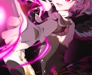 商用利用◎キラキラで目を引くイラストお描きします SNS・動画・グッズ等に！鮮やかなイラストが得意です！ イメージ3