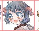 ＳＮＳ用のアイコン、イラストを描きます オリジナルアイコンをオーダーメイドで！ イメージ2