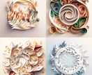 切り絵調のデジタルイラストを作成します 生き物やアルファベットを昇華して唯一無二の物ができます イメージ7