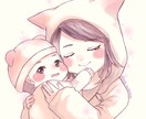 お子さま、特徴を捉えつつ可愛く描きます お子様の今を記録に残しませんか？親子でも承ります。 イメージ3