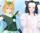 配信にスグ使える！あなただけの特注立ち絵制作します IRIAM等、vtuberとして活動する方にオススメ！！！ イメージ6