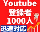 YouTube登録者1000人増えるまで拡散します チャンネル登録者1000人安全に拡散宣伝します！ イメージ1