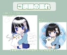 ゆるっとアニメっぽい印象のアイコンを描きます 等身キャラからミニキャラ、似顔絵風イラストお任せ下さい！ イメージ2