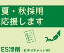 夏・秋採用で就職を決めたい方のESを添削をします 大学で働くキャリアコンサルタントがあなたを支援します！ イメージ1