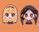 SNS アイコン　似顔絵ミニキャラ描きます アイコン、似顔絵をミニキャラ化、描き方塗り方ご希望に添います イメージ5