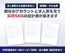 応募が来ない求人採用ページやSNSを再設計します 求人票だけでは伝わらない「職場の空気」の伝え方を設計します イメージ2