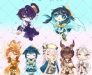 SD(ミニキャラ)イラスト作成します グッズやアイコンにいかがですかꕤ︎︎ イメージ5
