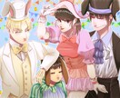 フルカラーの一枚絵全般お描きします 小説の表紙・挿絵、同人誌の表紙、ヘッダーイラスト、壁紙等 イメージ4