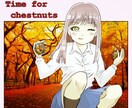 ふんわり可愛い女の子の1枚絵、イラスト描きます ふんわり可愛いオリジナリティある絵で癒しを求めている方に イメージ1
