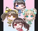 アイドル・配信者様に好評！可愛いミニキャラ描きます 可愛いミニキャライラストを心を込めて制作いたします。 イメージ4