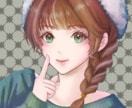 SNSで目を惹くアイコンを描きます 柔らかい雰囲気の、好印象なイラストをお届けします イメージ1
