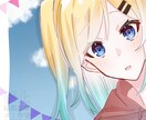 SNSに使えるアイコンイラスト描きます 可愛い絵柄！惹き付けられる目の色！髪の透明感！ イメージ2