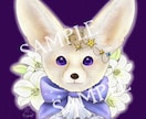 動物とお花のイラスト描きます お好きな動物やペットの子をお好きなお花と組み合わせて描きます イメージ8