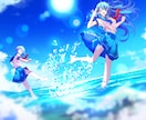 高彩度で美麗なイラストを描かせていただきます 動画用サムネイルなど目を引く一枚が欲しい方へ イメージ4