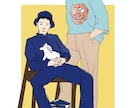 ファッショナブルで個性的なイラスト描きます アイコン、動画、グッズなど用途に合わせたオリジナルイラスト イメージ5