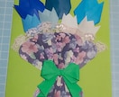 お花と着物ドレスのメッセージカード作ります ☆可愛いオリジナルの折り紙メッセージカードの贈り物☆ イメージ4