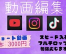 動画編集します 切り抜き動画やTikTokなどの編集など… イメージ1