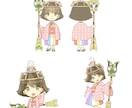 背景対応  柔らかく雰囲気に沿ったイラスト描きます キャラクター制作や一枚絵  ご要望にとことんお応えします！ イメージ3