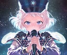 配信活動･記念日向け高級感あるイラストを制作します 世界観までデザインする、華やかイラスト。 イメージ2