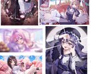 ご要望に合わせたイラスト描きます 綺麗と可愛いかっこいいを兼ね備えたイラストを男女共に得意です イメージ2