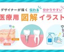 分かりやすい！伝わる！図解・解説イラスト制作します 整形外科・歯科・美容外科様など様々な図解イラストを作成 イメージ2