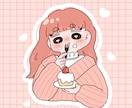 あなただけの！ゆるっと可愛いアイコンを描きます 親しみやすいイラストで、あなたのSNSやブログを彩ります！ イメージ6