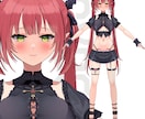 VRoid3Dモデル制作します 配信、VRChat等で使える３Dモデル！ イメージ4