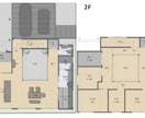 建築前の不安解消！あなたの間取りを3Dにします 想像と実際のズレをなくす！分かりやすい3Dパースを作成 イメージ1