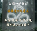 複雑愛の終着点｜不倫・復縁・音信不通、全て視ます DMでお試し鑑定受付　白龍の眼で視る彼が選ぶ「運命の女」 イメージ1