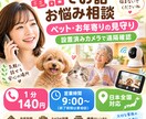 カメラでペットや高齢者を見守ります ご自宅のカメラを使って全国から遠隔で見守ります イメージ1