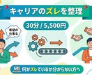 キャリアのズレが入ってるか確認します キャリアのズレを30分で整理｜ズレが分からない方へ イメージ1