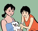 お写真の雰囲気を活かしたイラスト描きます シンプルなモノクロ線画のイラストで表現します◎ イメージ9