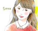 お洒落できれいめな似顔絵描きます SNSのアイコンに！大切な日の記念やプレゼントにも！ イメージ4