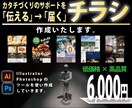 低価格にてチラシ作成させて頂きます 【シンプルに伝える】に重点を置いたデザインを心掛けています。 イメージ1