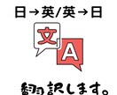 文字ベースの日英/英日翻訳いたします 文書をいただいた後一日でお返しします イメージ1