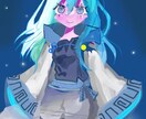 女の子のイラスト描きます 髪型や系統のリクエストに応じ手描きます イメージ1