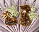キラキラビーズ刺繍ブローチ・ストラップお作りします オリジナルデザインでペットや珍しいモチーフもお作りします イメージ2