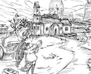 ラフタッチなイラストお描きします 清楚でシンプルなイラストをお求めの方へ イメージ6