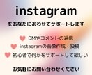 instagramのサポートをします instagramをあなたに合わせてサポート イメージ1