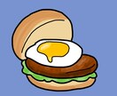 シンプルな食べ物イラストを制作します あなたの大好きなご飯、スイーツなどを、シンプルイラストに！ イメージ6