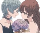 雰囲気のあるイラスト作成いたします アイコンから1枚絵まで丁寧にお描きします♪ イメージ1