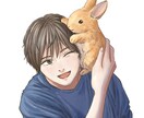 動物と一緒のアイコン描きます 修正何度でもOK！ペットとのイラストにピッタリ！ イメージ6