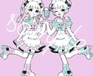 シンプルでゆるふわなイラストお描きします 大切な人へのちょっとしたプレゼント、SNSのアイコンにぜひ！ イメージ3