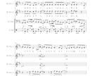 アカペラアレンジ楽譜作成します ポップス、バラード、邦洋ok！パーカス譜も書きます♬ イメージ6