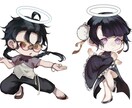 デフォルメイラストの可愛らしいアイコンを描きます ちょっとダークなものからポップでかわいいものまで！ イメージ5