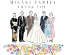 結婚式 両親贈呈プレゼント似顔絵イラスト制作します 《特別なプレゼント》感謝を形に残すオーダーメイドギフトを作成 イメージ10
